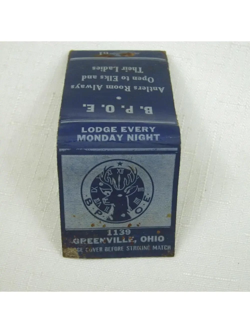 3 Vintage Matchbooks Minneapolis Club, Pioneer Club Las Vegas & BPOE Elks Lodge